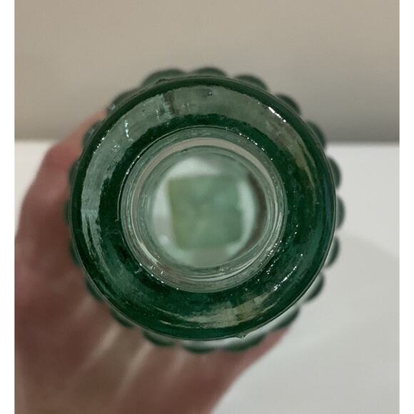 Vtg Himark Empty Green Blue Ornate Glass Bottle 12 1/2” H Made In Spain - Picture 6 of 7
